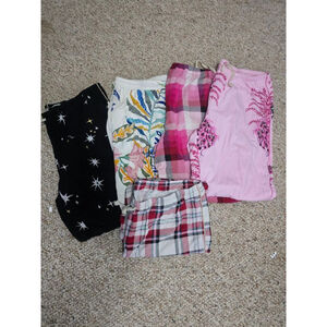 5 pair Soma Pajama Pants assorted Prints Size L
